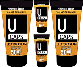 U CAPS CREAM 4 ADET 50 ML ERKEKLERE KREM