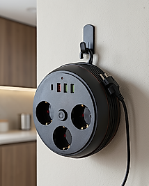 Çoklu Priz 3 Priz 3 USB 1 Type C Uzun Kablo Model: UCZZZSARGILIAKIMKORUMA3395-2