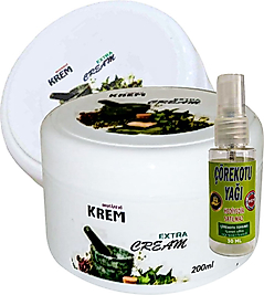MUCİZEVİ KREM 2 ADET BÖLGESEL RELAX KREMİ A-34:026 125 ML  + YANINDA HEDİYE 30 ML ÇÖREK OTU YAĞI