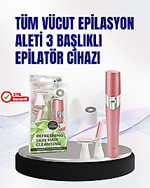Ev Tipi Profesyonel Epilasyon Cihazı – Pembe
