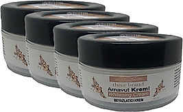 THREE BRAND 4 ADET ARNAVUT KREMİ WHİTENS CREAM TÜM BÖLGE AKLIK KREMİ 50 ML