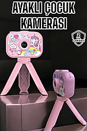 Ayaklı Mini Fotoğraf Makinesi Çocuk Için Eğitici Video Kamera
