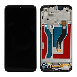 Samsung A10S Dokunmatik Ekran Siyah Çıtalı (Servis