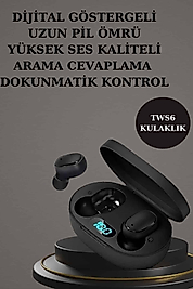 Nabız Ölçer Hediye Bileklikli Akıllı Saat ve Dijital Göstergeli Bluetooth Kulaklık Çoklu Şarj Girişi