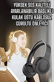 Kulak Üstü Kablosuz Bluetooth Kulaklık Gürültü Önleyici UCZHN01KULAKLIK3