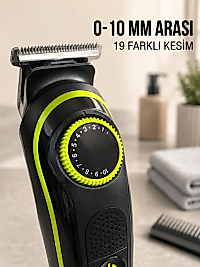 5'i 1 Arada Erkek Tıraş Makinesi Hassas Kesim Sıfır Tıraş ve Sakal Bakım Seti