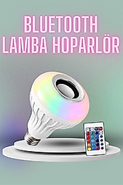 RGB LED Işık Bluetooth Hoparlör E27 UUCZZZLAMBAHOPARLÖRRR3