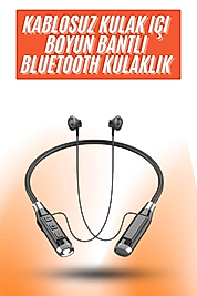 Yeni Nesil Silikonlu Kulak İçi Kablosuz Kesintisiz Bluetooth Kulaklık Kablolu
