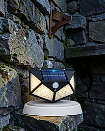 Güneş Enerjili 100 LED Bahçe Lambası UCZDUVARLAMBASI1
