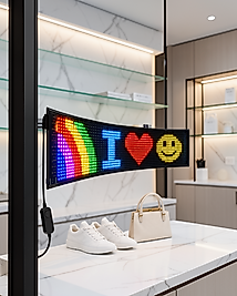 RGB LED Panel USB Güç Girişi XUCZZZLEDMATRİX16X96-1-1