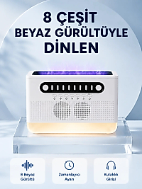 Simüle Alev Efektli Kablosuz Hoparlör Zamanlayıcılı Gece Lambası