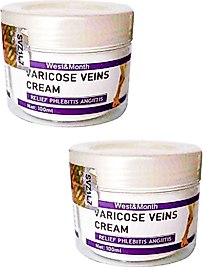 VARİX VARİCOSE VEİNS WEST&MONTH LEGKREMİ 100 ML X 2 ADET