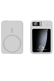 Taşınabilir Şarj Magsafe Powerbank 10.000 mAh Hızlı Şarj Led Göstergeli Kablosuz