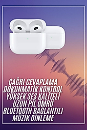 Bluetooth Kulaklık 3. Nesil Yeni Nesil Wireless Charge UCZZZ3NESİLLLLLL1