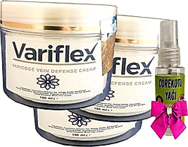 VARİFLEX KREM 100 ML X 3 ADET + VE ÇÖREK OTU YAĞI 30 ML