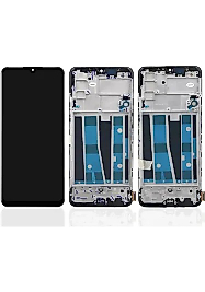 RENO 3  Ekran Ekran Çıtalı OLED (Siyah)