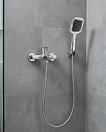 Siyah Duş Seti El Duşu Başlığı Spiral Hortum Dayanıklı Banyo Duş Aksesuarı