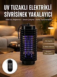 Kimyasal İçermeyen UV Işıklı Böcek ve Sivrisinek Kapanı – Güvenli Kullanım Yeni Nesil