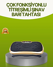 Titreşimli Egzersiz Platformu Evde Fitness ve Kas Güçlendirme