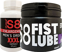 STİMUL8 ERKEKLERE ÖZEL 30'LU KAPSÜL + LUBRİKANT JEL 500 ML