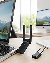 USB WiFi Adaptör 1200 Mbps UCZZZWİFİADAPTÖR-6