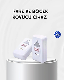 Fare, Sivrisinek ve Böcek Kovucu Ultrasonik Cihaz – Güvenli ve Kimyasalsız Çözüm