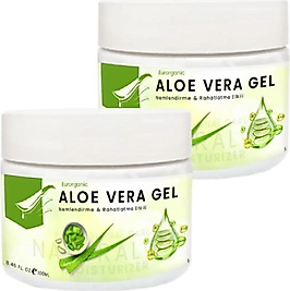 SÜPER EURORGANİC ALOE VERA JEL CİLDİNİZ IÇİN FERAHLAMA VE NEM DOKUNUŞ 100 ML X 2 ADET