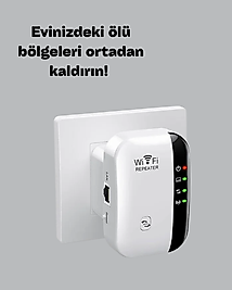 2.4GHz WiFi Tekrarlayıcı Router – WPS Destekli Kablosuz Ağ Genişletici