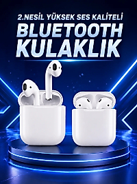 2.Nesil Yeni Model TWS Bluetooth Kulaklık Dokunmatik Kontrol Yüksek Ses Kaliteli