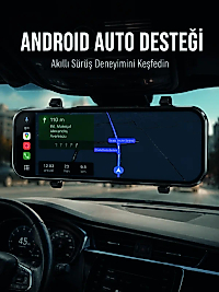 Dokunmatik Ayna Carplay Araç Kamera Ekranı Ön Arka Kayıt Destekli