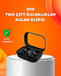 Q10 Bluetooth 5.4 Kablosuz Kulaklık – Dokunmatik, Uzun Pil Ömrü, Type-C Şarj