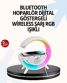 15W Hızlı Şarj Destekli LED Atmosfer Işığı ve Alarm Fonksiyonlu Lamba