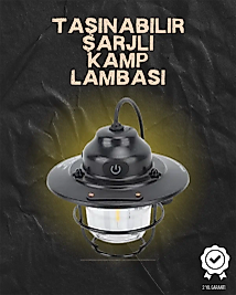 Kamp ve Bahçe İçin Retro LED Fener – Sıcak Işık, Uzun Ömürlü Batarya