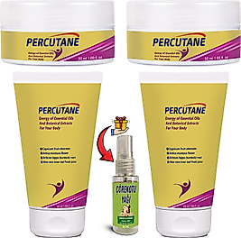 PERCUADET 2ŞERLİ SET: TÜP + KAVANOZ KAPSİKUM ARNİKA MONTANA DULAVRATOTU KÖKÜ KREMİ 50ML + ÇÖREKOTU YAĞI VÜCUT MASAJ SETİ