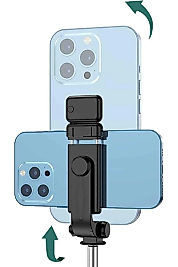 Tripod Selfie Çubuğu Bluetooth Kumandalı Kablosuz Led Işıklı