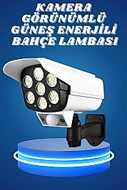Bahçe Aydınlatması Hareket Sensörlü Led Aydınlatma Kamera Görünümlü