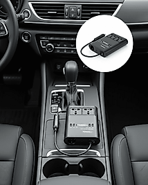 Araç İçin 12V 24V Güç Dönüştürücü 220V Priz ve USB Portlu