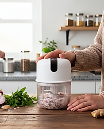USB Şarjlı Mini Rondo Sarımsak Soğan Zencefil UCZZZŞARJLIDOĞRAYICI-2