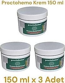 PROCTOHEMO KREM 150 ML - HEMORRHOİD CREAM X 3 ADET