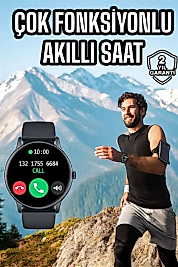 Akıllı Saat Çok Fonksiyonlu Sesli Görüşme NFC Uyumlu Amoled Ekran Yeni Nesil