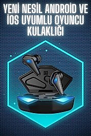 Kablosuz Oyun Kulaklığı Mikrofonlu UUCZZZK55KULAKLIKKK3-1-1