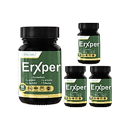 ERXPER ERKEKLERE ÖZEL TAKVİYE EDİCİ GIDA 4 ADET (60 KAPSÜL) –SPERM PARAMETRELERİ & PERFORMANSDESTEK KOMPLEKSİ