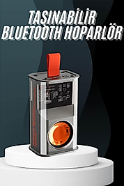 Taşınabilir Rgb Ledli Bluetooth Hoparlör Sd Kart Girişli Kablosuz