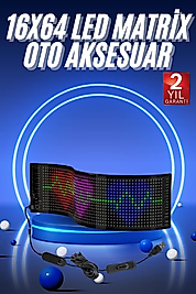 LED Matrix Panel RGB Ekran Kumandalı Araç Camına Uygun