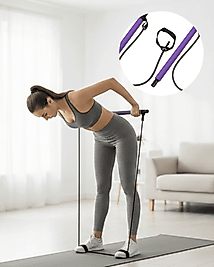 Pilates Bar Direnç Aleti Duruş Geliştirici ve Kas Güçlendirici