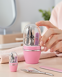 Manikür Pedikür Seti 4 Parça Pembe UCZZZ4LÜMANİKÜRSETİ-7