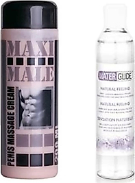 MAXİ MALE HİNTOHU MAXİ MALE CREAM 200 ML VE NATURAL LUBRİCANT 400 ML