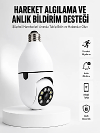 Hareket Algılamalı Kablosuz Akıllı Ev Güvenlik Kamerası Yeni Nesil