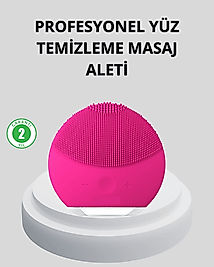 Şarjlı Su Geçirmez Yüz Temizleme ve Masaj Aleti – 3 Fonksiyonlu