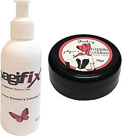 VAGİFİX NİPPLE NİBBLERS TİNGLE BALM 50 ML ÇİLEKLİ GÖĞÜS BAKIM KREMİ + GENİTAL BAKIM KREMİ 120 ML